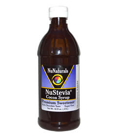 Cocoa Syrup with Stevia, NuNaturals (470ml)